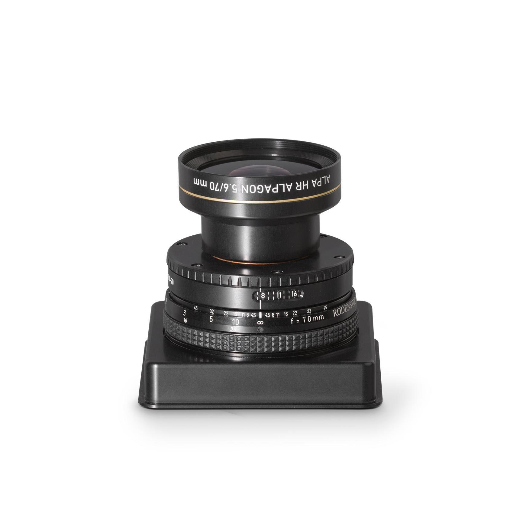 160.118.071 Rodenstock / ALPA HR Alpagon 5.6/70 mm, SB17, in Aperture Unit