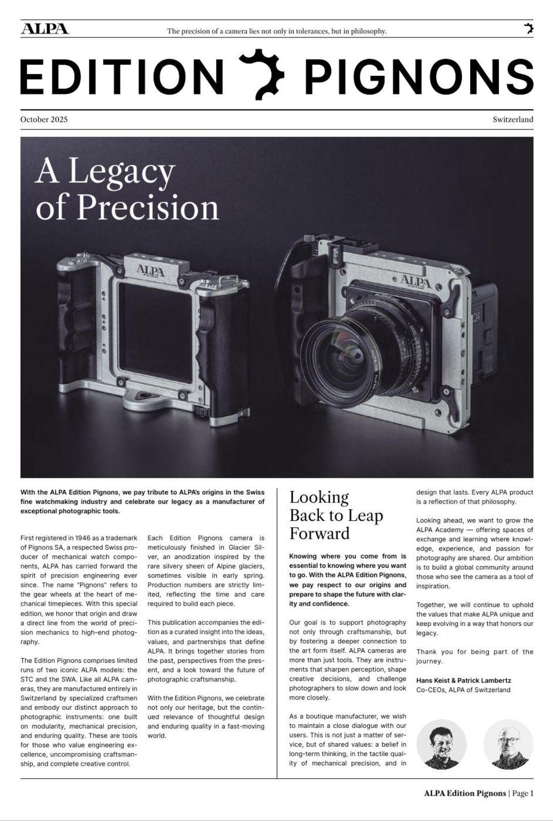 Edition Pignons Newspaper